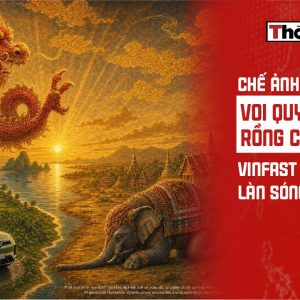 Chế ảnh “Voi quy phục – Rồng cất cao”, Vinfast hứng chịu làn sóng chỉ trích