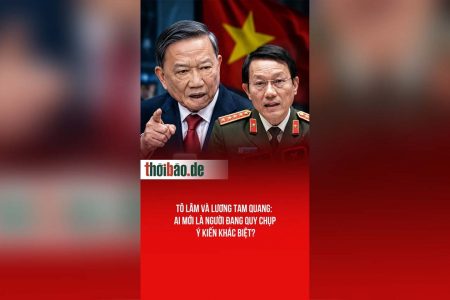 Tô Lâm và Lương Tam Quang: Ai mới là người đang quy chụp ý kiến khác biệt?