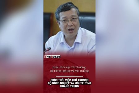 Buộc thôi việc Thứ trưởng bộ nông nghiệp và môi trường Hoàng Trung