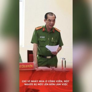 เพียงเพราะเต้นในสวนสาธารณะ บุคคลหนึ่งถูกเรียกตัวไปที่สถานีตำรวจเพื่อรับการสอบสวน