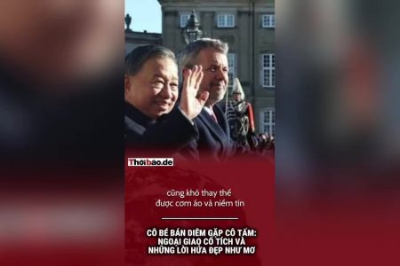 Cô bé bán diêm gặp cô Tấm: Ngoại giao cổ tích và những lời hứa đẹp như mơ