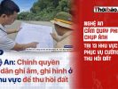 Nghệ An: Cấm quay phim, chụp ảnh tại 13 khu vực phục vụ cưỡng chế thu hồi đất