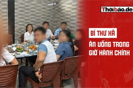 Bí thư xã “ăn uống trong giờ hành chính”